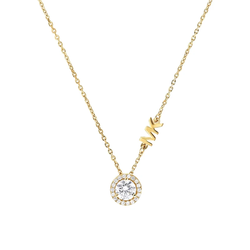 Michael Kors Premium 925 Sterling Zilver Goudkleurige Collier MKC1208AN710 (Lengte : 40.50 - 45.50 cm)