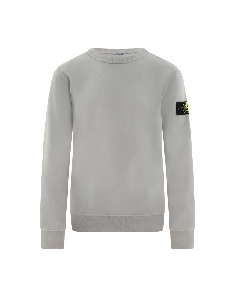 Stone Island Kids Logopatch Sweater Grijs
