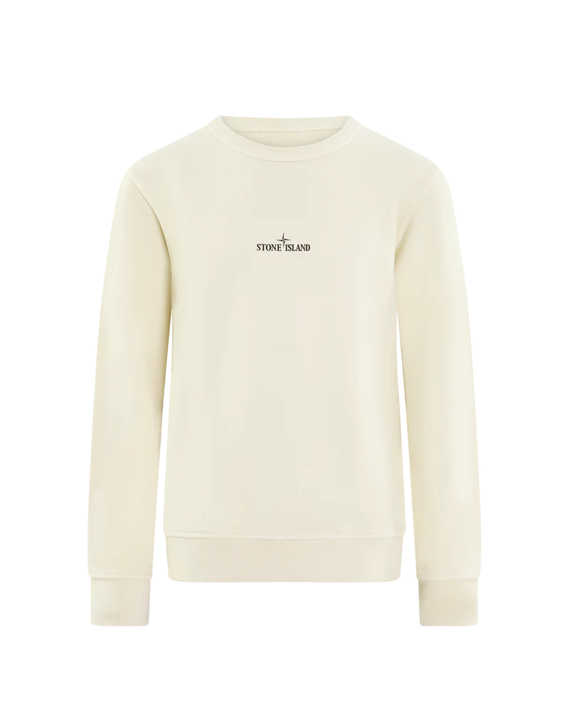 Stone Island Kids Compasslogo Sweater Beige