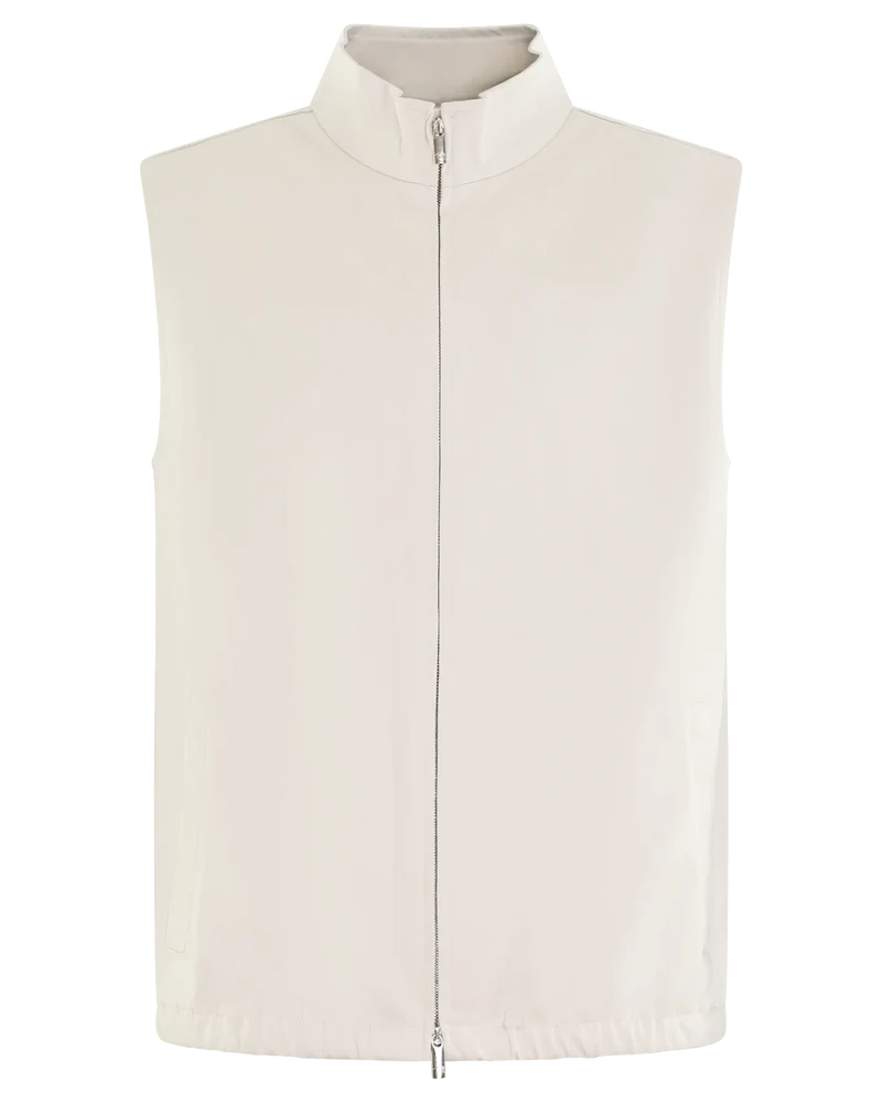 Heren Supima Bodywarmer Grijs