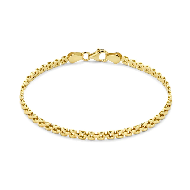 Isabel Bernard Aidee Rosine 14 Karaat Gouden Schakelarmband IB320137