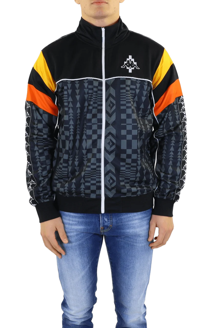 Heren Aop Folk Kappa Track Jkt