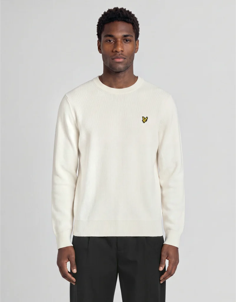 UV Reactive Relaxed Crew Neck Jumper