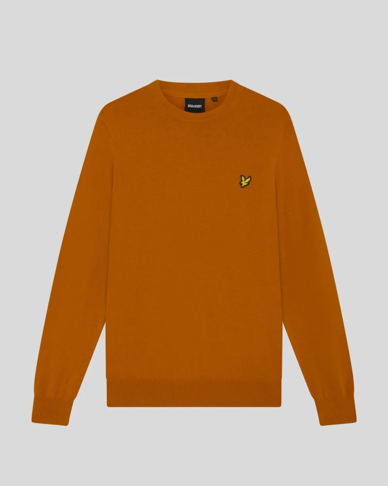 Cotton Merino Crew Neck Jumper
