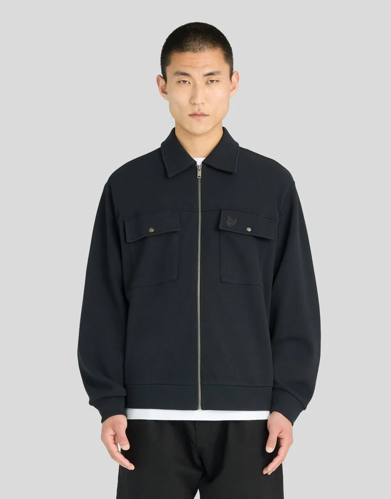 Pique Interlock Cotton Overshirt