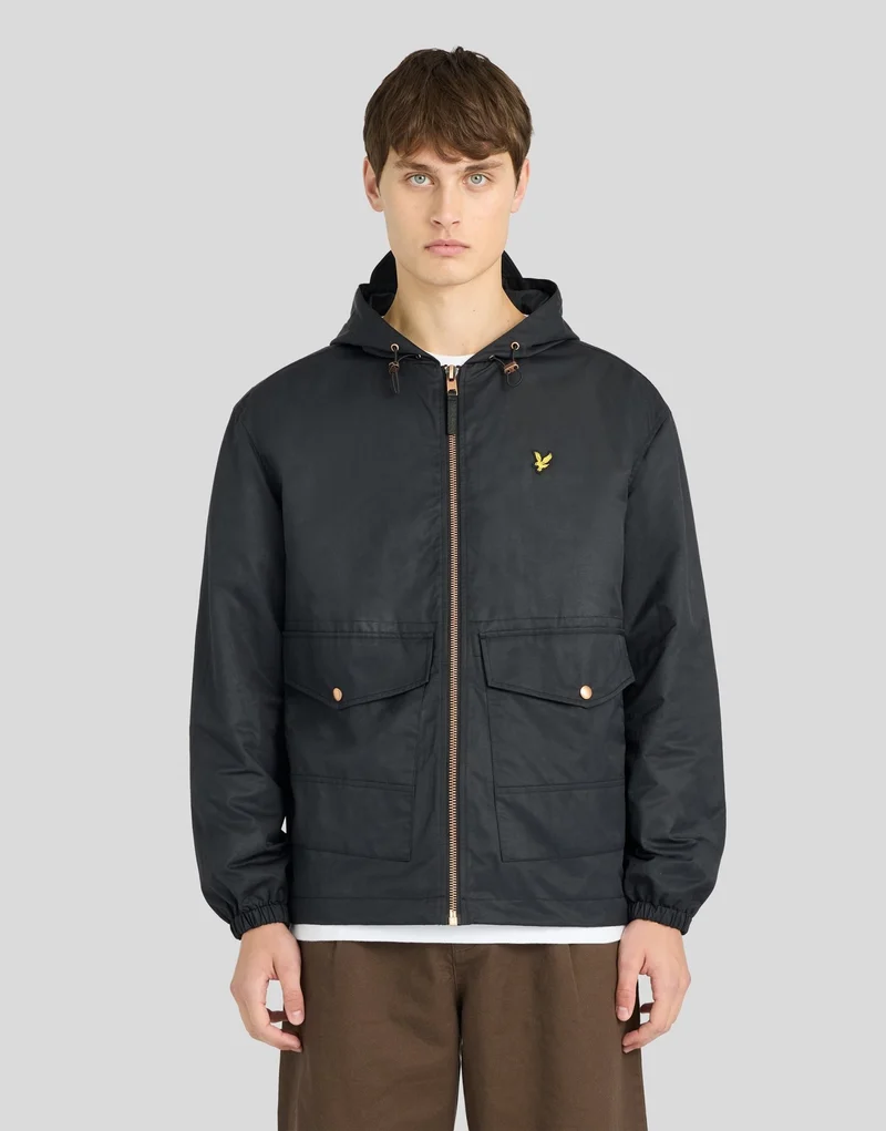 Waxed Hooded Utility Jacket