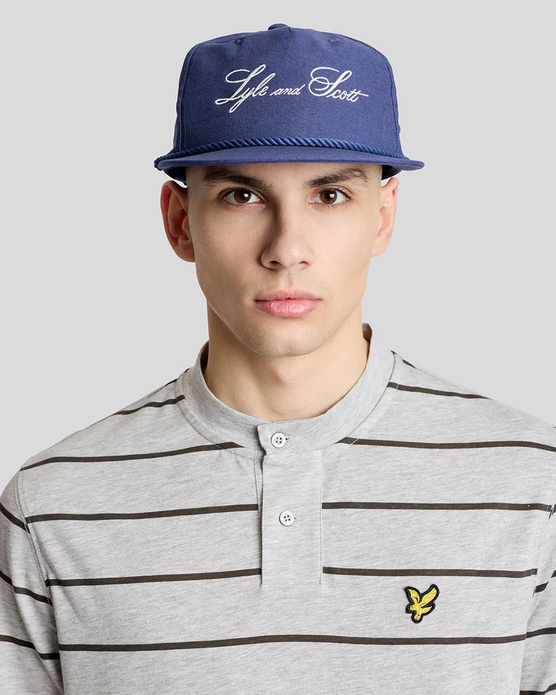 Embroidered Canvas Rope Cap