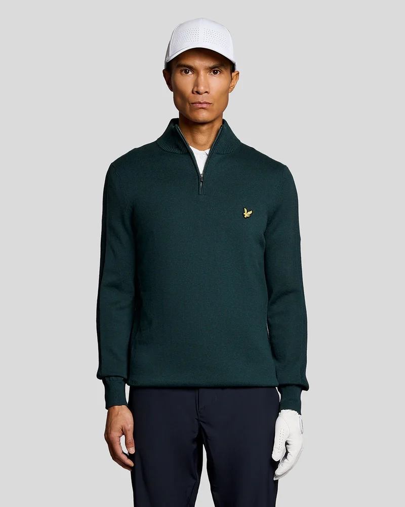 Cotton Blend 1/4 Zip Jumper