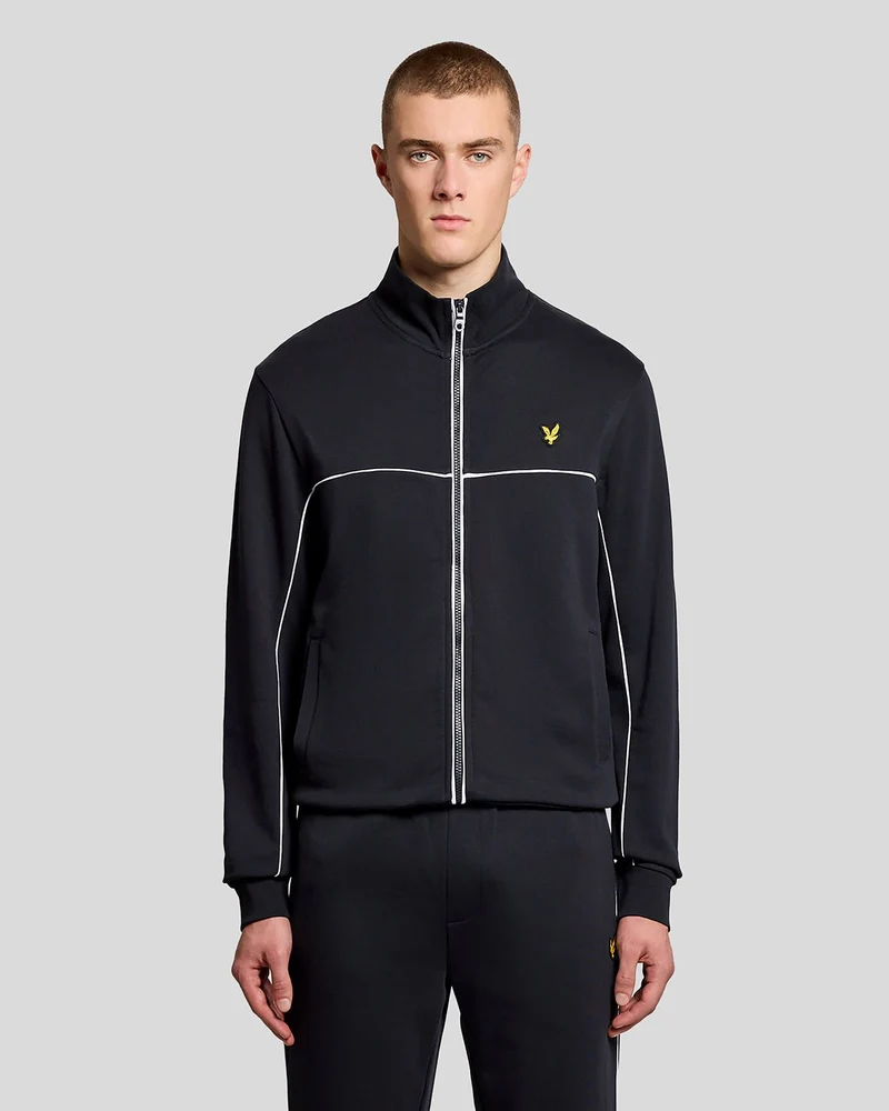 Piped Full Zip Track Top