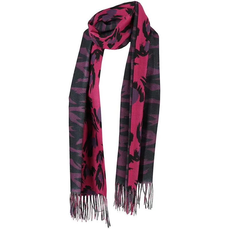 Wintersjaal cerise