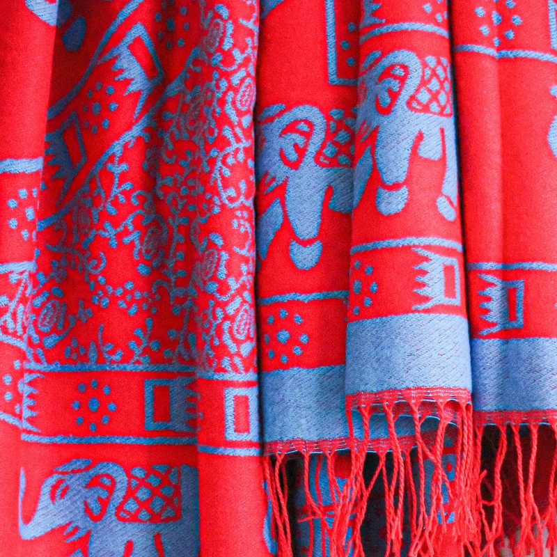 Foulard cachemire de pashmina Axelle