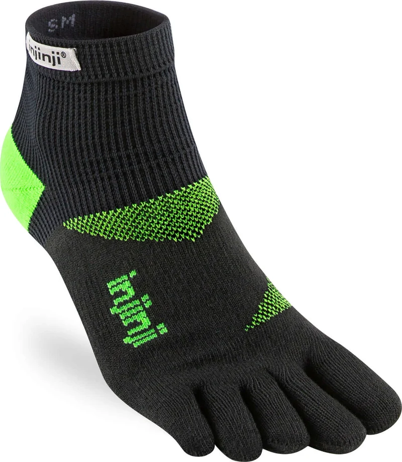 Injinji Teensokken Performance Trainer Mini Crew Unisex IS362130 black
