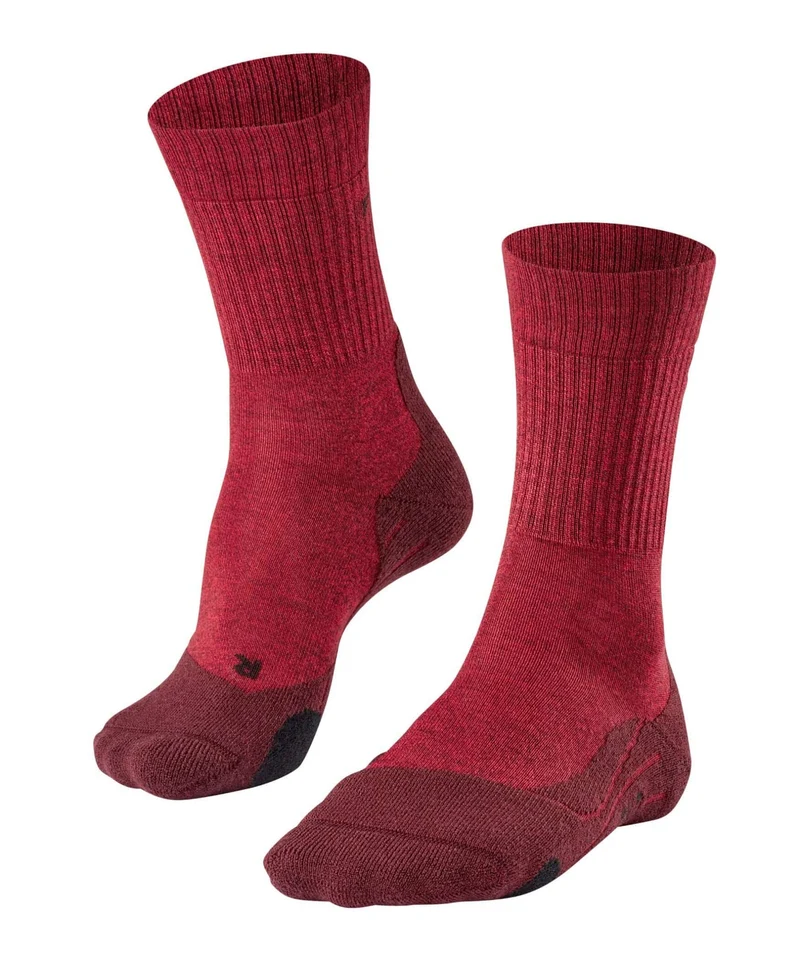 FALKE TK2 Wool Dames Wandel Sok 16395 8280 scarlet
