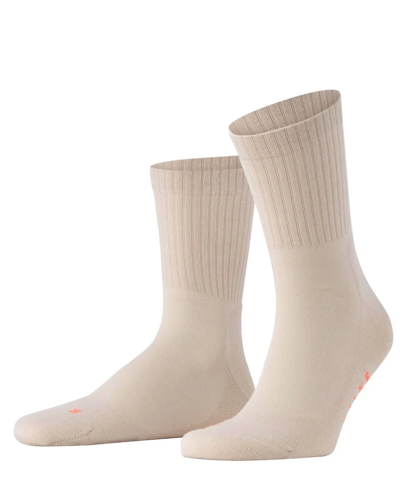FALKE Run Rib Crew Sokken Unisex 12574 4011 cream