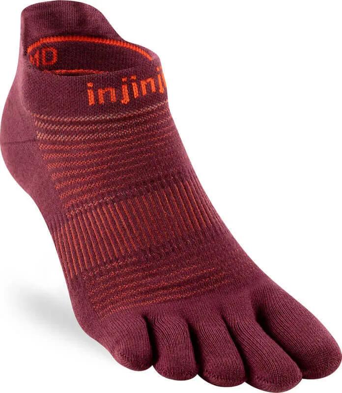 Injinji Teensokken Run Leightweight No-Show Coolmax Unisex IS281110 40 Red