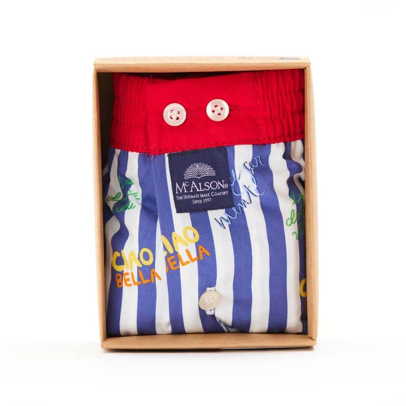 Mc Alson Boxershort met binnenbroek La Dolce Vita Navy M5351 marine