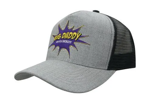 GREY MARLE AMERICAN TWILL WITH MESH BACK