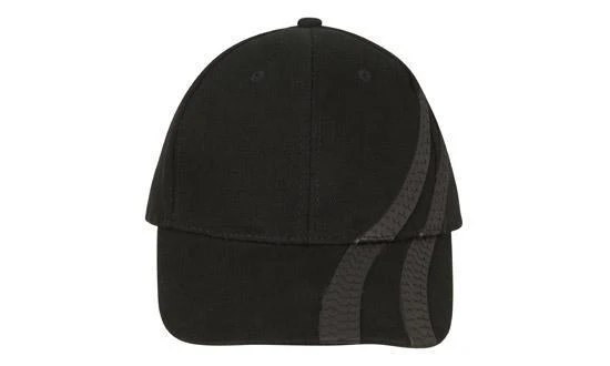 BRUSHED HEAVY COTTON CAP WITH TYRE TRACKS