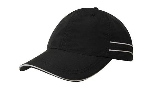 MICROFIBRE SPORTS CAP WITH PIPING AND SANDWICH