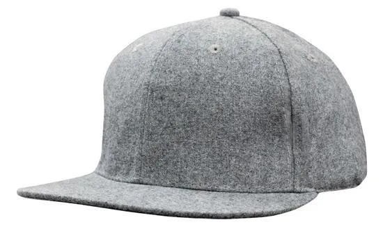 GREY MARLE FLANNEL WITH SNAP BACK PRO STYLING