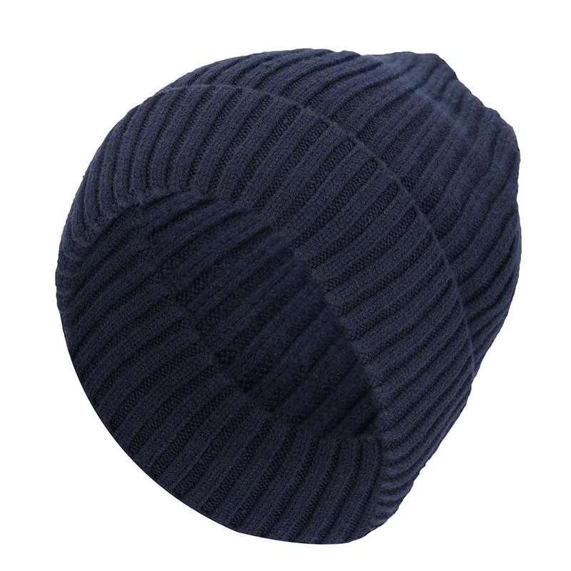 Jongens muts effen navy. Maat: XS