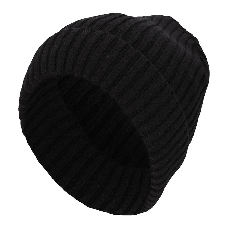Jongens muts effen zwart. Maat: XS