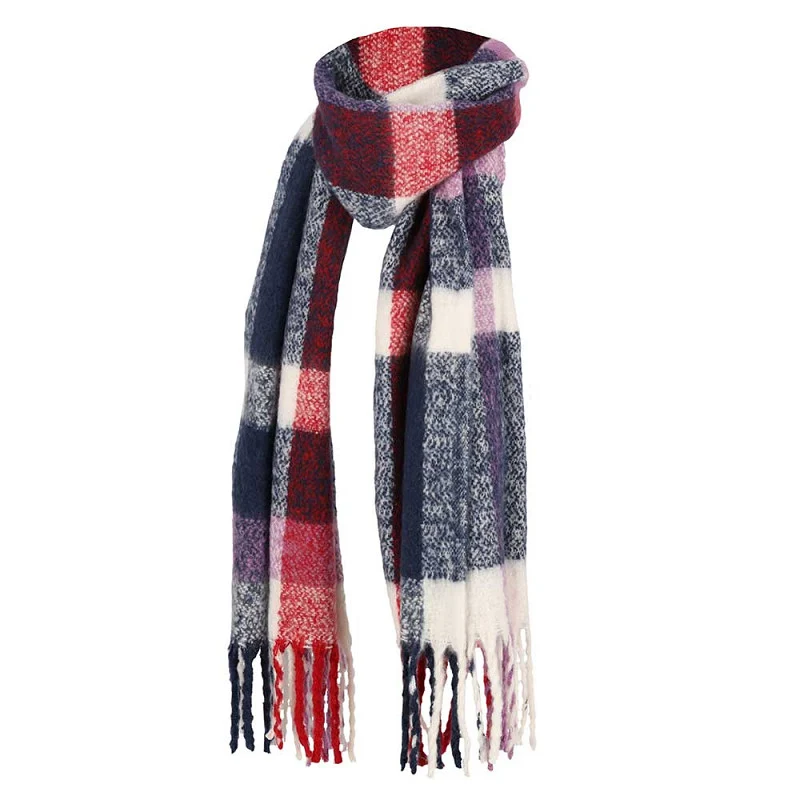 Wintersjaal multi paars