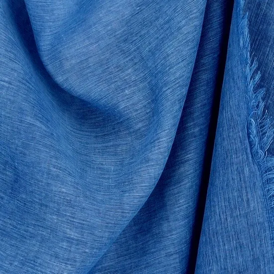 Effen sjaal blauw