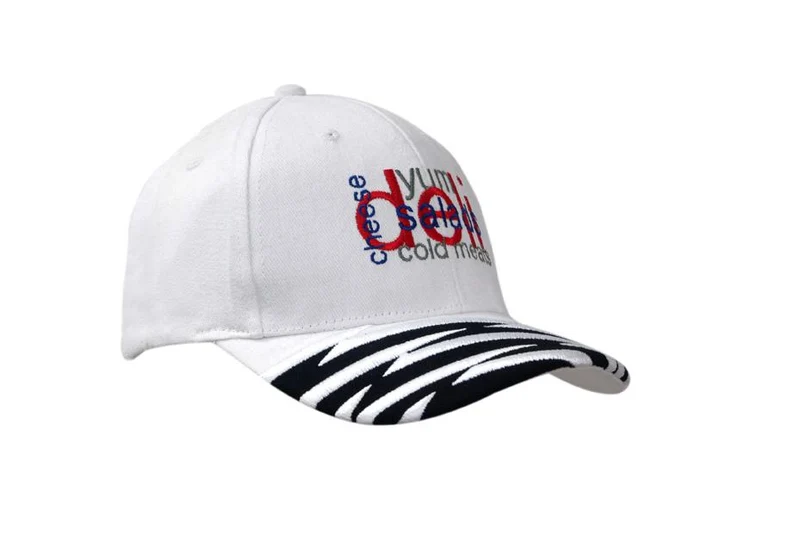 BRUSHED HEAVY COTTON CAP WITH SWOOSH & CHECK EMBROIDERY