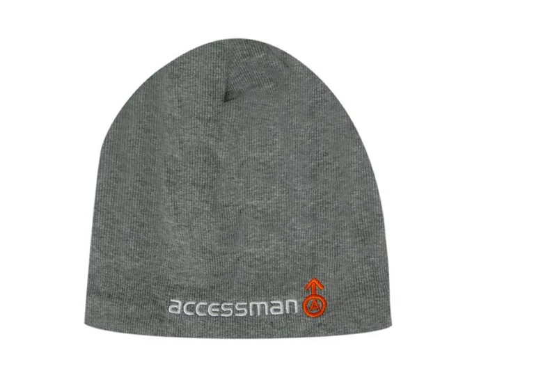 ROLLED DOWN 100% COTTON BEANIE WITH FLEECE LINING