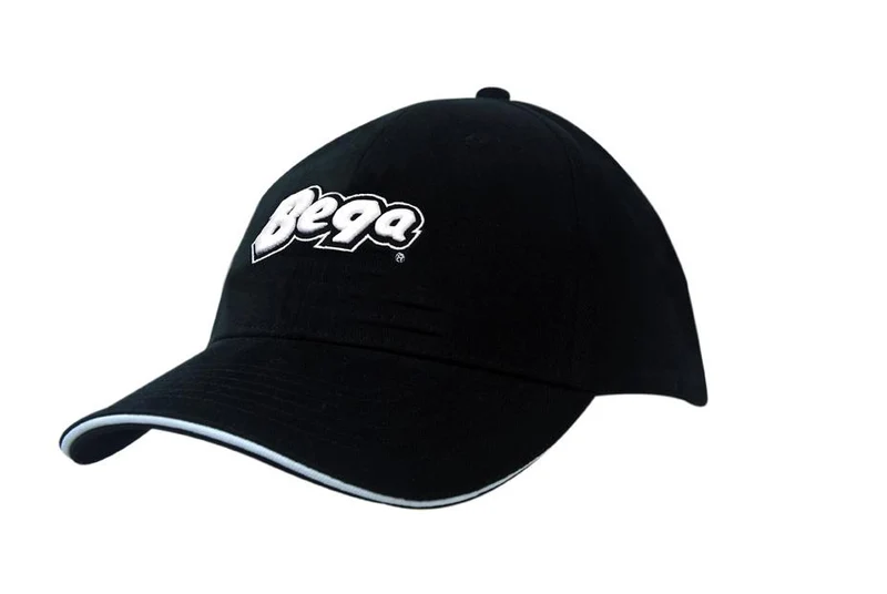 BRUSHED HEAVY COTTON & SPANDEX CAP WITH DREAM STYLING & SANDWICH TRIM