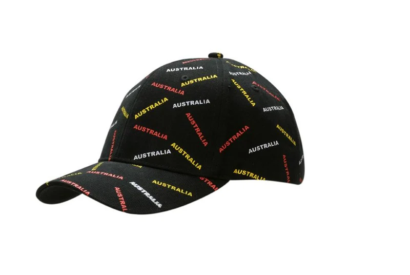 BRUSHED HEAVY COTTON CAP WITH ALL OVER PRINT