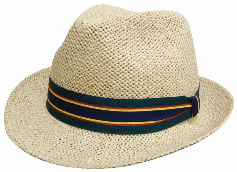 FEDORA STYLE STRING STRAW HAT