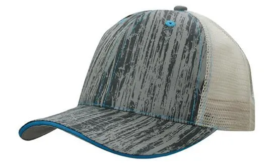 WOOD PRINTED WITH MESH BACK