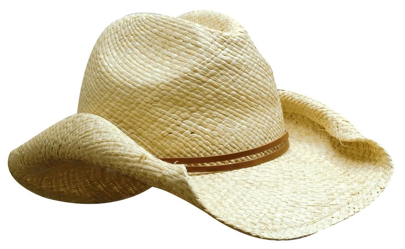 LADIES COWBOY STRAW HAT