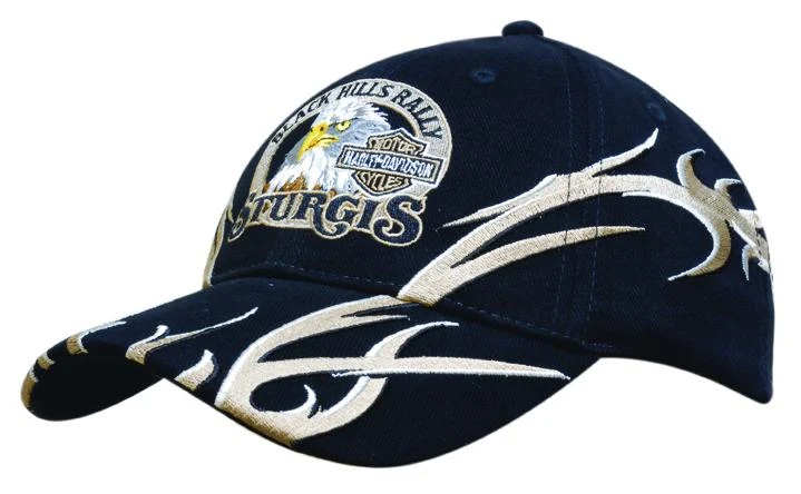 BRUSHED HEAVY COTTON CAP WITH SICKLE EMBROIDERY