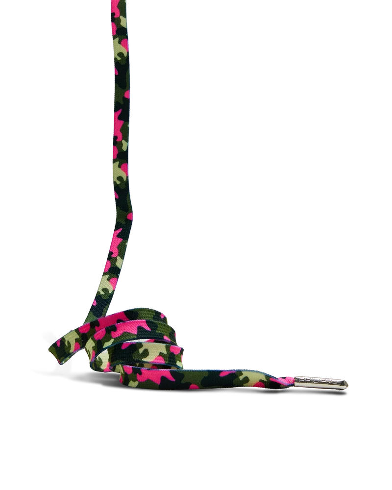 Women's Laces in Cotton, Fuchsia Green