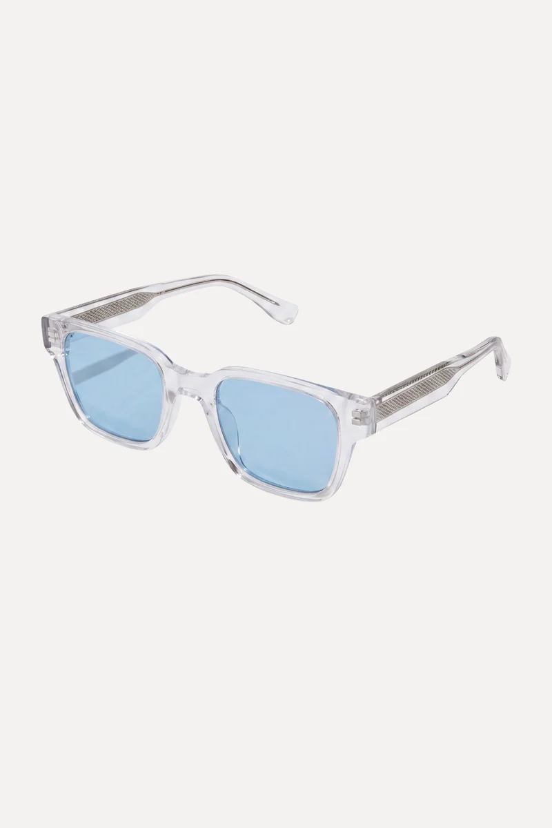Simon Sunglasses - Transparent-Blue