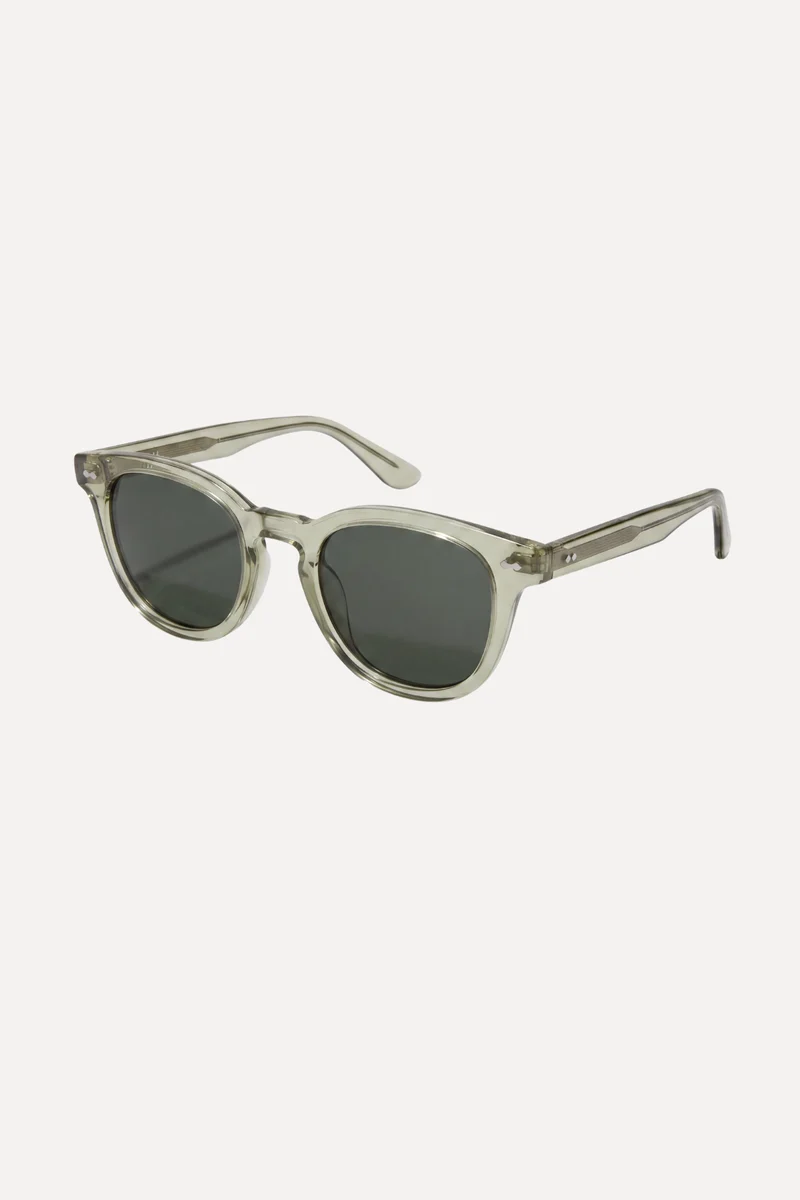 Frederic Sunglasses - Transparent-Green Brown