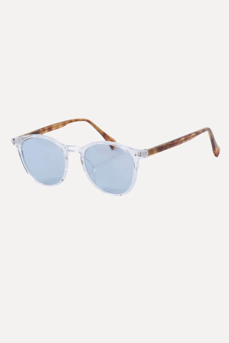 Olivia Sunglasses - Transparent-Blue