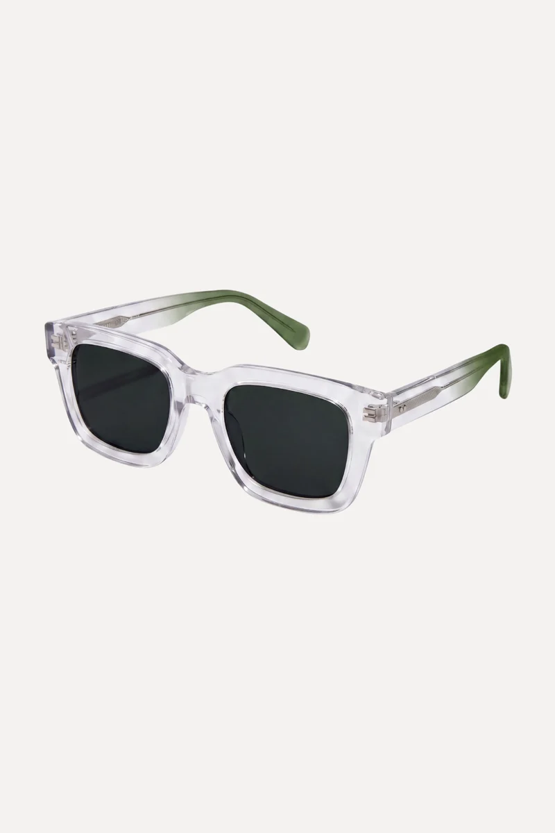 Isaac Sunglasses - Transparent-Green