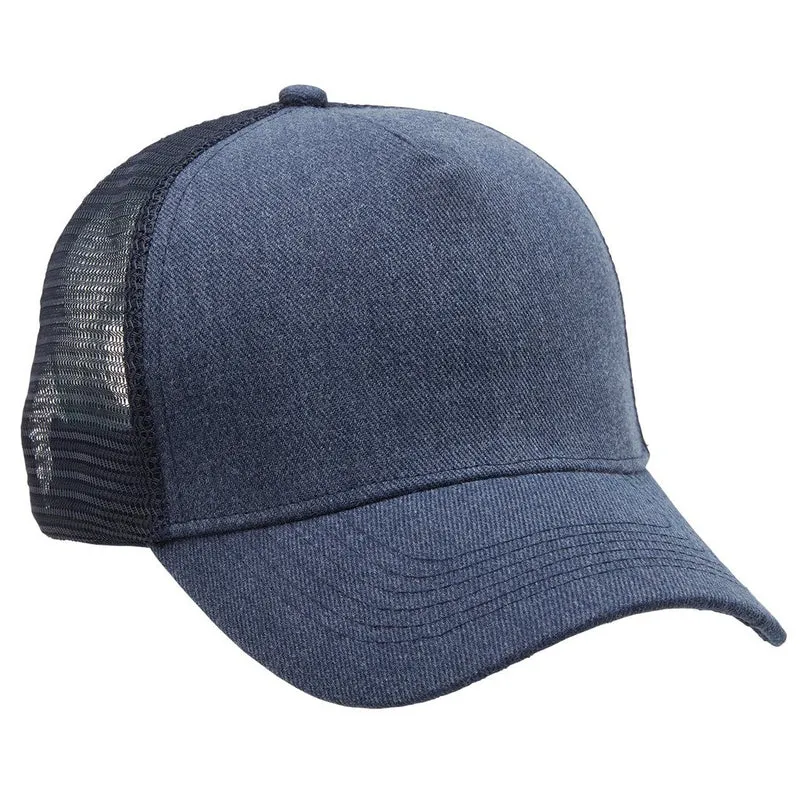 HEATHERED MESH TRUCKER