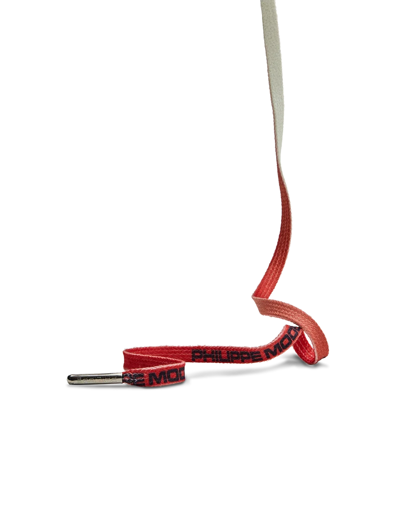 Men's Laces in Cotton, Red Milk