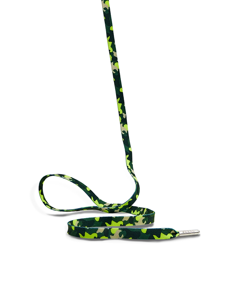 Men's Laces in Cotton, Green