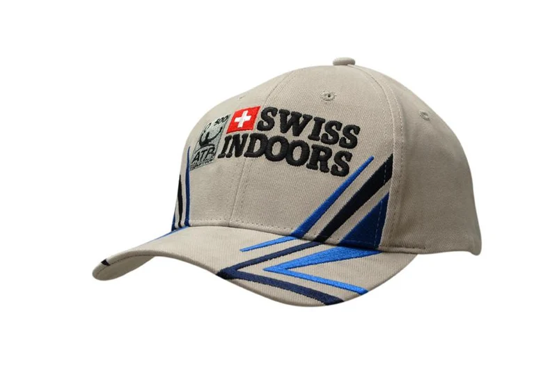 BRUSHED HEAVY COTTON CAP WITH PEAK & CROWN STRIKE EMBROIDERY