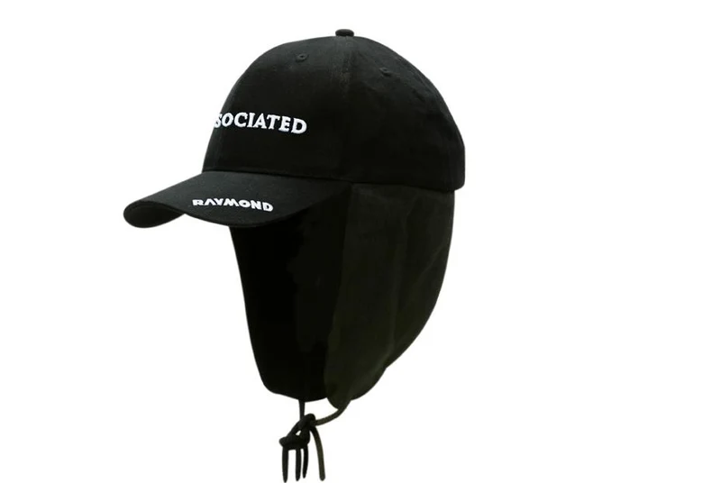 BRUSHED HEAVY COTTON CAP WITH BACK FLAP & ROPE