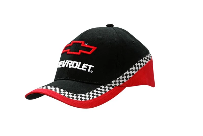 BRUSHED HEAVY COTTON TRI COLOURED CAP WITH CHECK PRINT