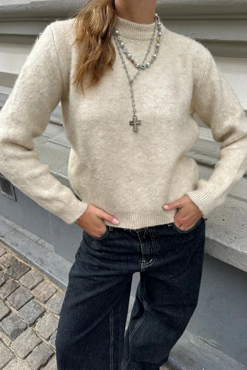 Azzurra Knit - Ecru