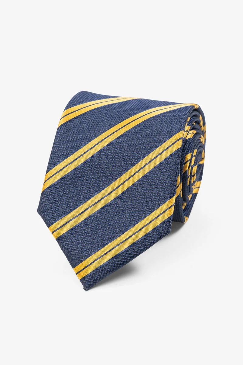 Tie - Navy/Gold