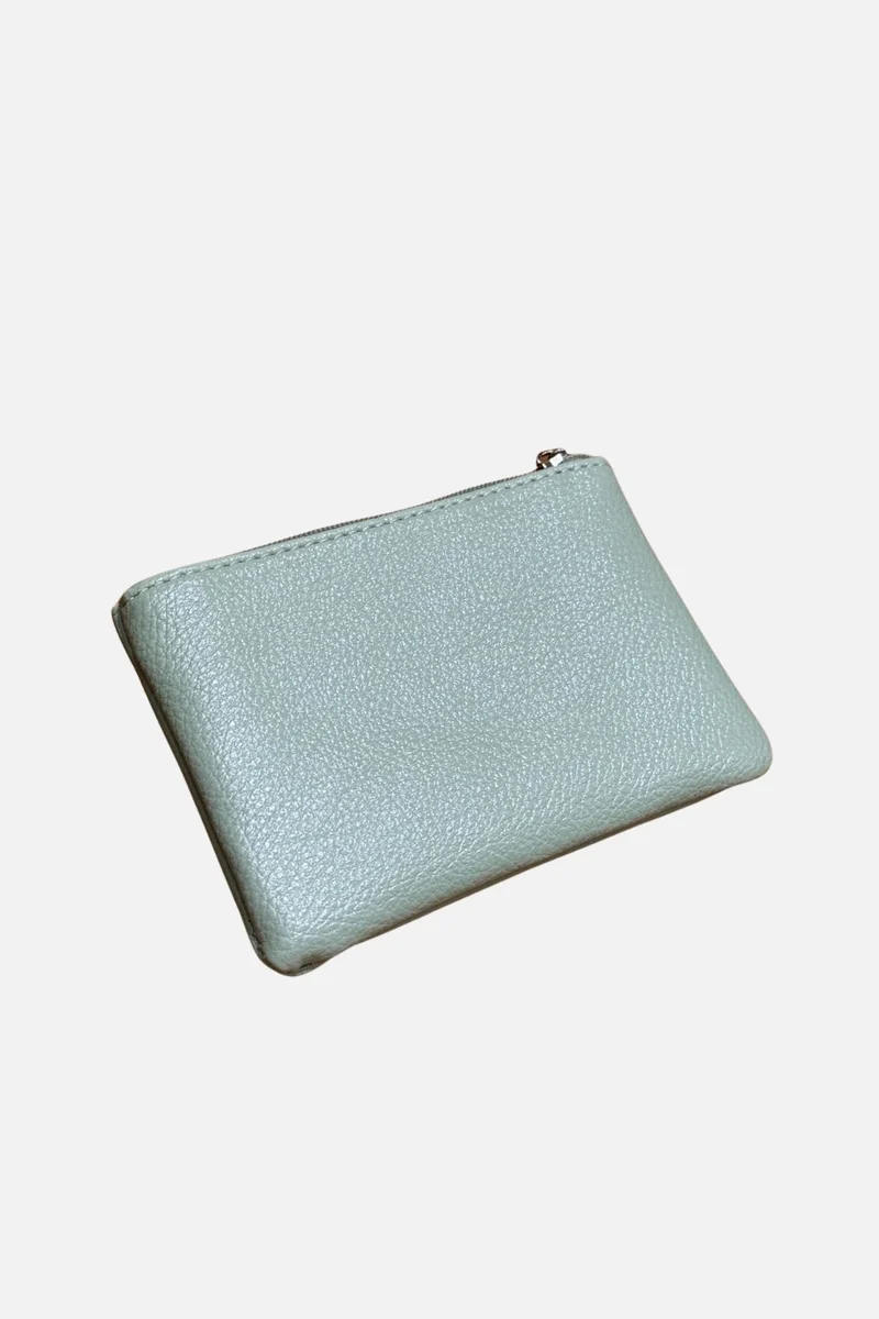 Sara Zip Bag - Light Green